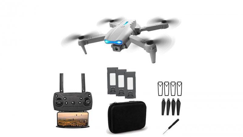 Zestaw dron + 3 baterie + pokrowiec 1800mAh Dron E99 Pro