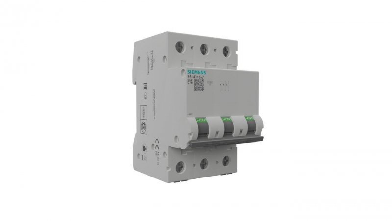 Wyłącznik nadprądowy 3P C 16A 10kA AC VDE Siemens 0538