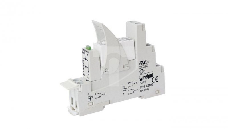 Przekaźnik interfejsowy 2P 8A 24V DC AgNi PI84-024DC-M41G-MS-2012 862190