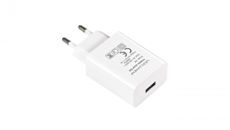 ADAPTER 230V AC/DC 5W 1A 5V USB-A