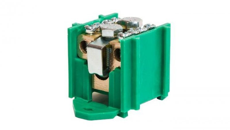 Listwa zaciskowa odgałęźnik WLZ 1 x 70mm2 + 4 x 25mm2 Zielony WLZ-70/4x25/Z