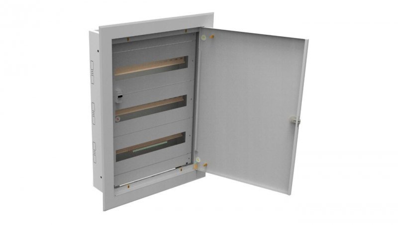 Rozdzielnica podtynkowa metalowa 3x18 modułów IP30 (400V AC) 585x415x130mm drzwi pełne Doktorvolt