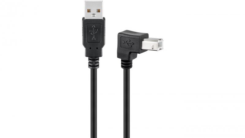 Kabel USB 2.0 Hi-Speed, Czarny - Długość kabla 5 m
