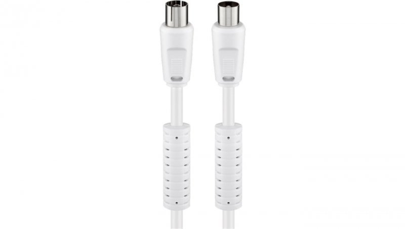 Kabel antenowy (80 dB), filtr ferrytowy, podwójne ekranowanie - Długość kabla 3.5 m