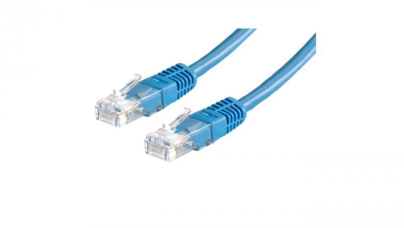 VALUE Kabel krosowy Cat.6 UTP (klasa E), niebieski, 2 m