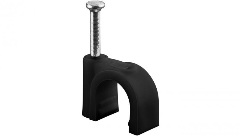 Obejma kablowa TechdatGeneralDiameterMET mm, czarny - średnica 9 mm