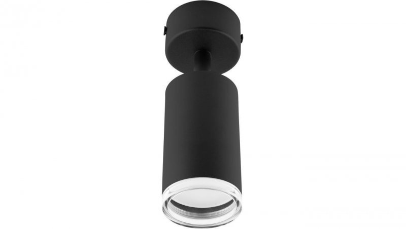 Kinkiet Ścienny Lampa Sufitowa Reflektor LED Spot GU10 IP44 ADERO Czarna Lumiled