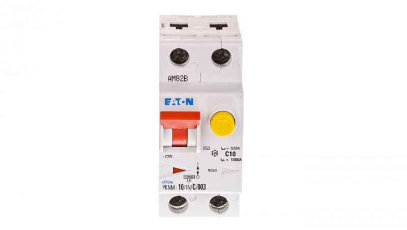 Wyłącznik różnicowo-nadprądowy 2P 10A C 0,03A typ AC PKNM 10/1N/C/003-MW 236077