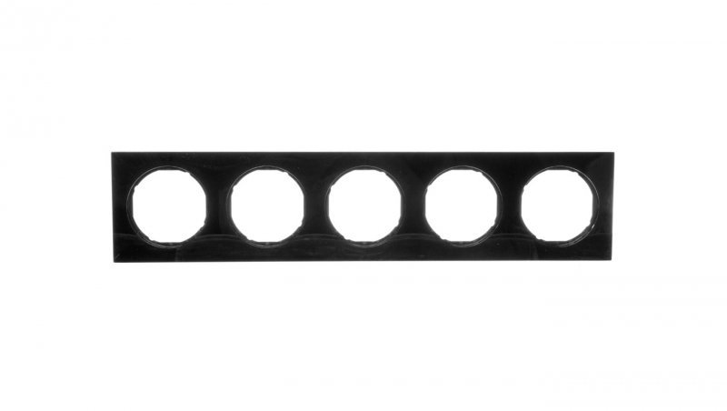 Berker R.3 Ramka pięciokrotna czarna 10152245