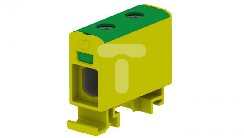Złączka szyn gwint AL/CU 1,5-16mm2 TS35 1-tor 2-otw zaciskowe OTL16 żółto-ziel MAA1016Y10 89703009