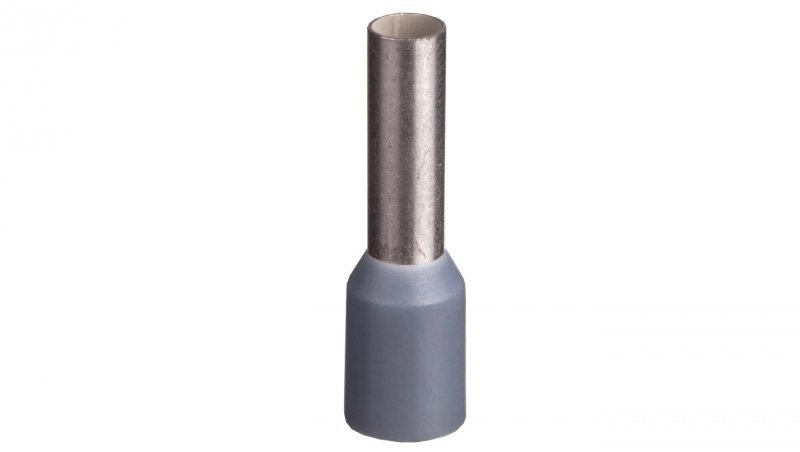 Końcówka tulejkowa izolowana TI 4mm2/10mm szara cynowana TI4L10x500 /500szt./