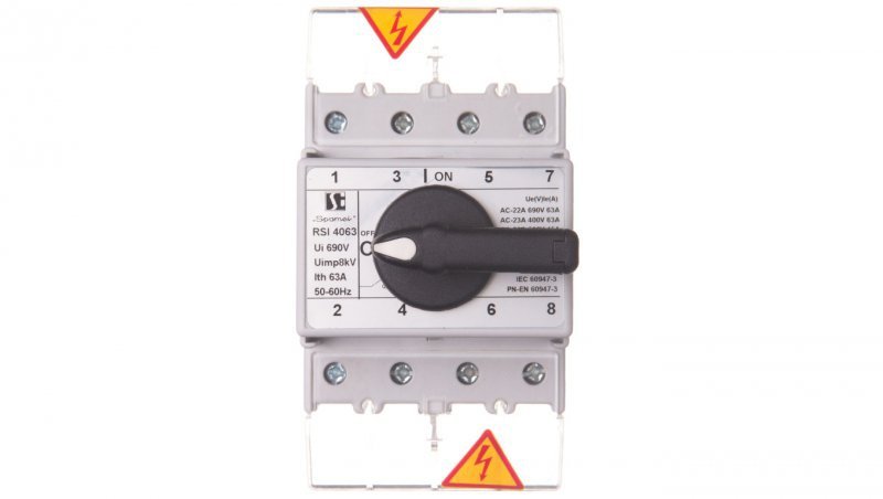 Rozłącznik izolacyjny 4P 63A RSI-4063W02