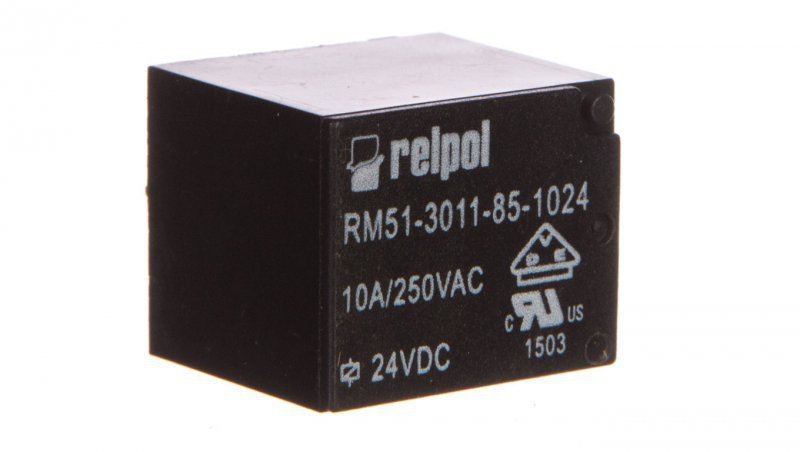 Przekaźnik miniaturowy 1P 10A 24V DC PCB RM51-3011-85-1024 2614701
