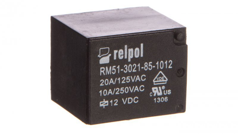 Przekaźnik miniaturowy 1Z 10A 12V DC PCB RM51-3021-85-1012 2614707