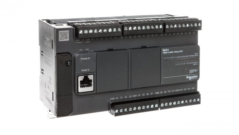 Sterownik programowalny 40 I/O przekaźnikowych Modicon M221-40I/O TM221C40R