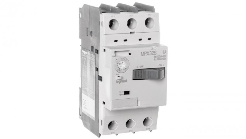 Wyłącznik silnikowy 3P 0,25kW 0,63-1A MPX3 32S 417304