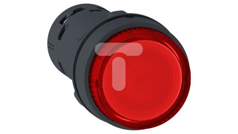 Przycisk podświetlany, LED, z sam. powr. -1NO, czerwony, 230V XB7NW34M1
