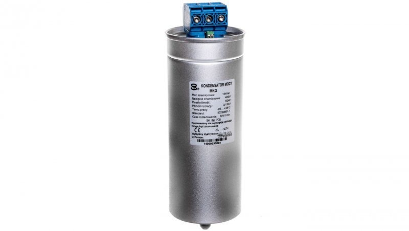 Kondensator gazowy MKG niskich napięć 15kVar 400V KG MKG-15-400
