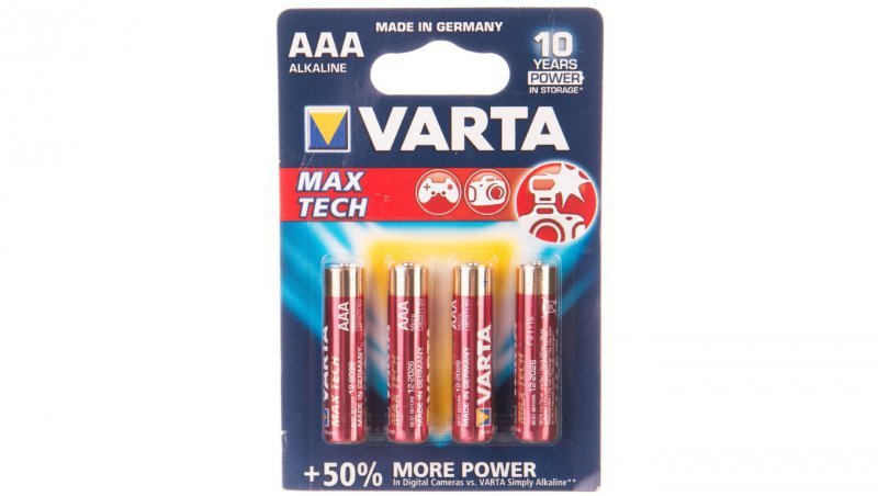 Bateria alkaliczna LR03 / AAA MAX TECH /4 szt./