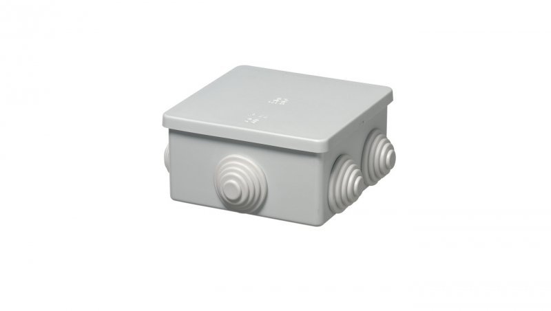 Puszka natynkowa kwadratowa samogasnąca 960 stopni C seria 400A IP4480x80x40 EC400C3A