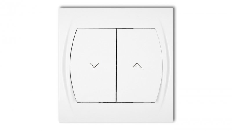 LOGO Łącznik żaluzjowy biały LWP-8