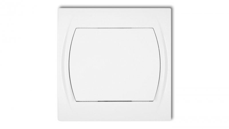 LOGO Łącznik jednobiegunowy podświetlany biały LWP-1L
