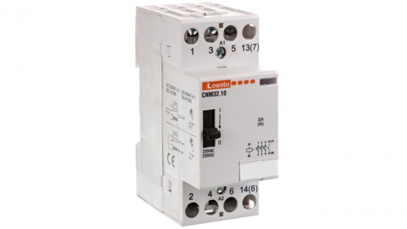 Stycznik modułowy z dźwignią 32A 4Z 0R 230-220V AC/DC CNM3210220