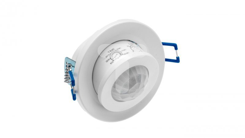 Czujnik ruchu CR-15 800W 220-240V 360 st. IP20 wpuszczany biały, 8m ± 2,2-4m współpracuje Z LED CR-CR15000-00