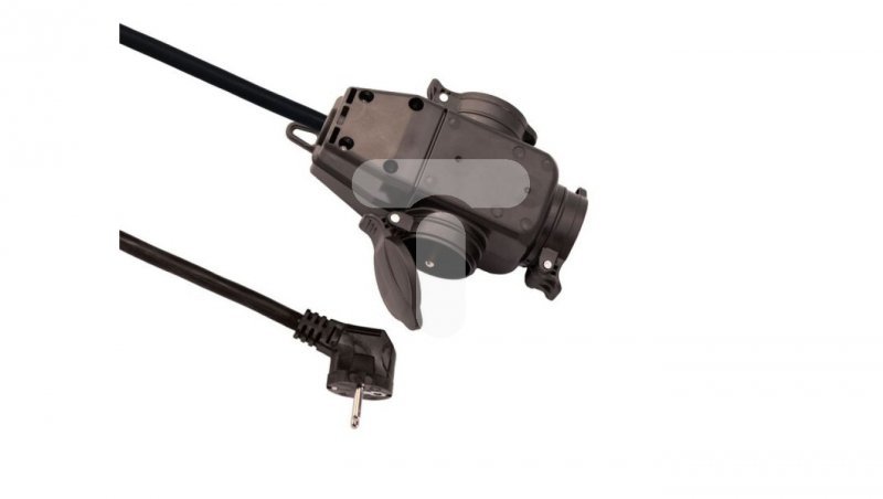 Przedłużacz warsztatowy 3-gniazda z/u 10m IP44 /H05RR-F 3x1,5/ PS3-3010G
