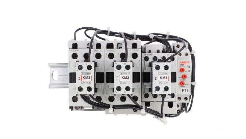 Układ gwiazda-trójkąt 43A 22kW przy 400VAC, sterowanie 230VAC BFA02670230