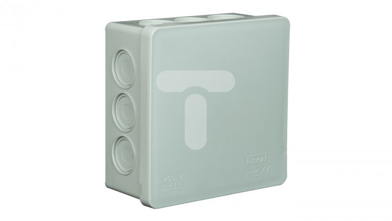 Puszka n/t hermetyczna pusta 86x86x40mm IP55 szara VP 003-03 61.115