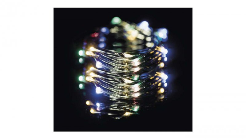 Komplet choinkowy XMAS nano TIMER 3,6W 150LED 15m IP44 multikolor ZY1920T