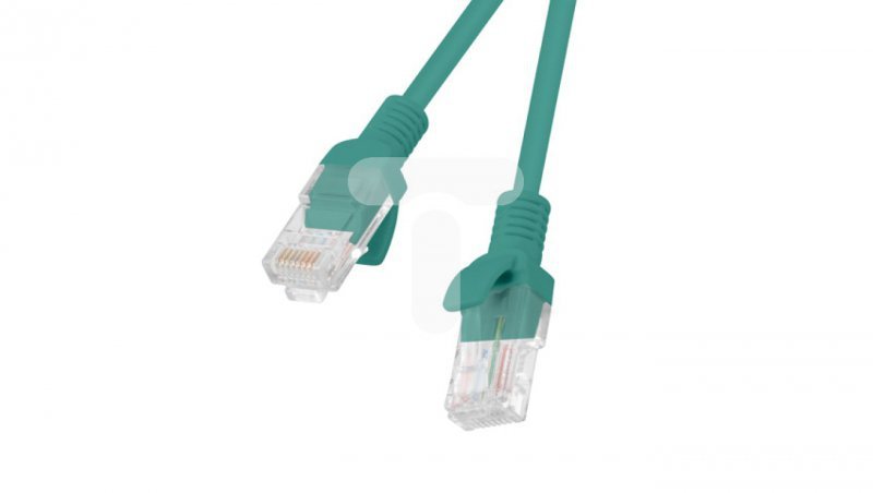 Kabel krosowy patchcord U/UTP kat.6 0,5m zielony PCU6-10CC-0050-G