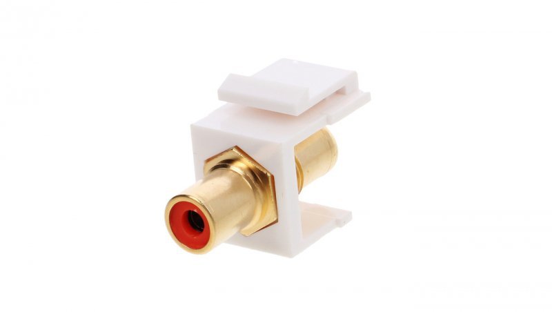 Keystone moduł Cinch/RCA - gniazdo Cinch czerwone &gt; gniazdo Cinch 79669