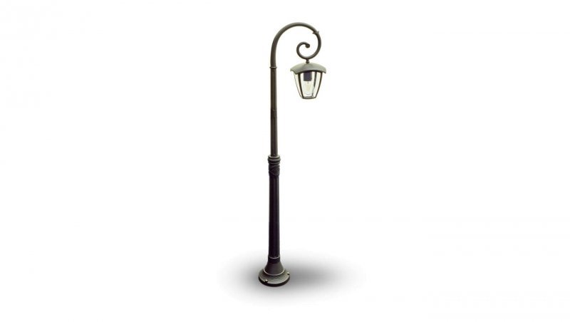 Lampa Ogrodowa Pole VT-737 E27 Max. 60W Czarna 7060