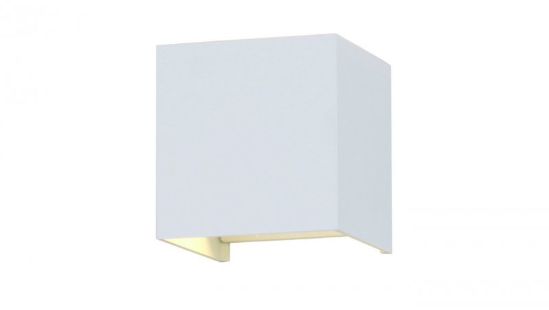 Kinkiet LED VT-759 6W 3000K 660lm BIAŁY KWADRAT IP65 A++ 7079