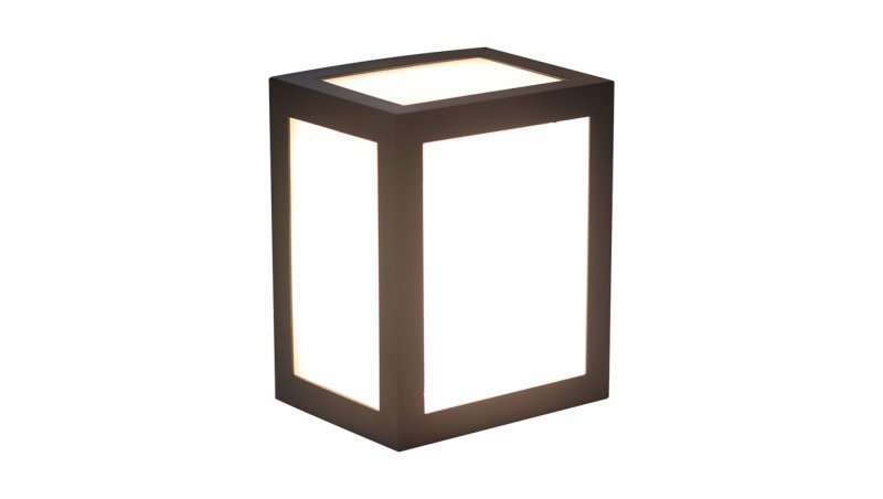 Oprawa elewacja VT-822 12W LED WALL LIGHT COLORCODE:3000K BLACK BODY 8340