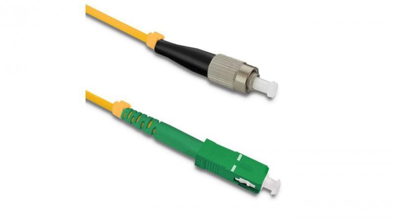 Qoltec Patchcord światłowodowy FC/UPC - SC/APC Singlemode 9/125 G652D Simplex 50m