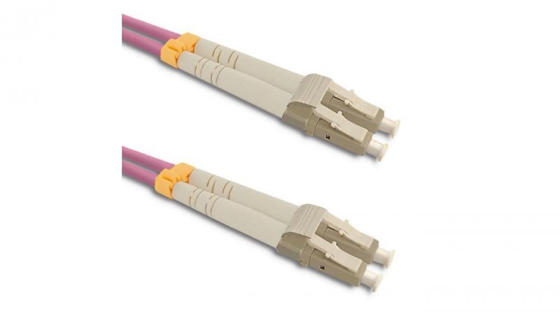 Qoltec Patchcord światłowodowy LC/UPC - LC/UPC Multimode 50/125 OM4 Duplex 2m