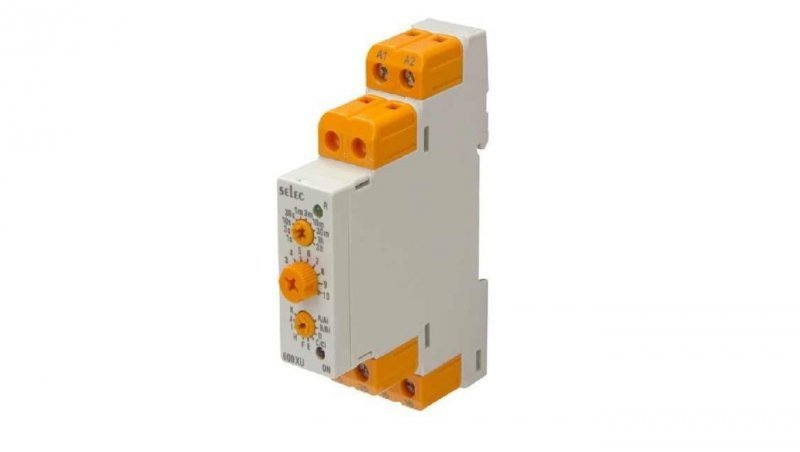 Przekaźnik czasowy 20-230V AC 12-240V DC 13 funkcji 600XU-A-1-CU