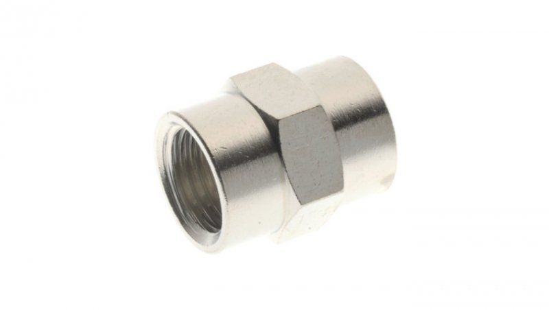 Mufa mosiężna niklowana G3/8w, 3000 3/8