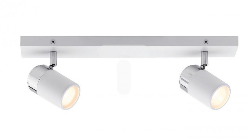 Oprawa punktowa Zyli IP44 maks 2x10 W GU10 biały/Chrom 230V Metal PL66711
