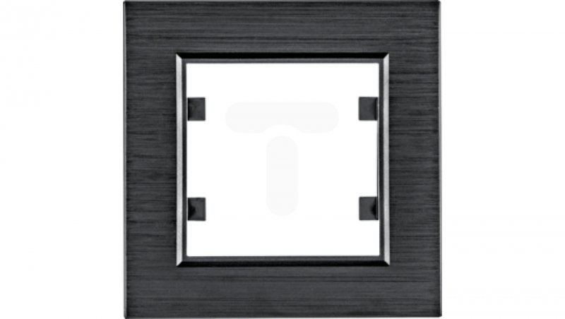 Lumina passion Ramka 1-krotna aluminium czarne WL9013