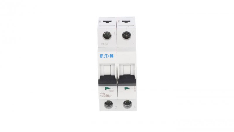 Wyłącznik nadprądowy 2P D 20A 6kA AC PL6-D20/2 286580