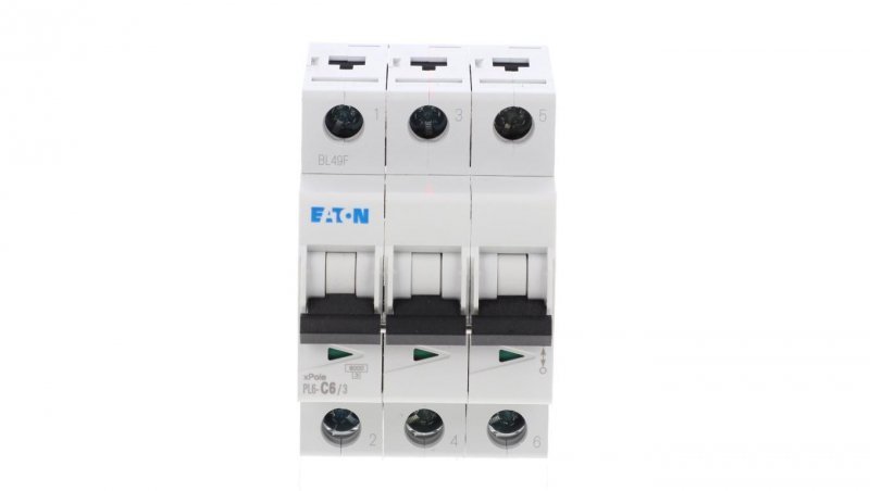 Wyłącznik nadprądowy 3P C 6A 6kA AC PL6-C6/3 286598