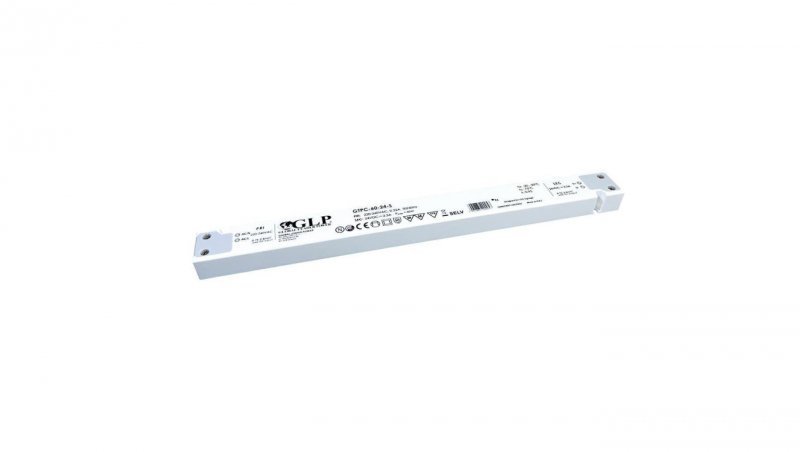 Zasilacz LED 60W 24V DC 2,5A meblowy wąski LUX02247