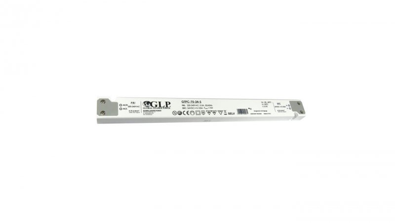 GLP Zasilacz LED GTPC-75-24-S 75W 24V DC 3,125A meblowy