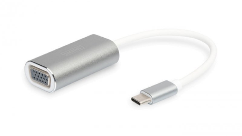 Adapter graficzny VGA 1080p FHD na USB 3.0-C aluminiowy DA-70837