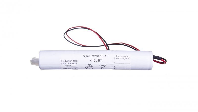 Akumulator 3.6V 2500mAh C niklowo-kadmowy Nicd NiCd3,6V 2,5Ah