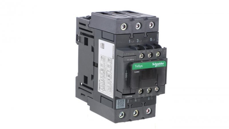 Stycznik mocy 40A 3P 24V DC 1Z 1R (EVK) LC1D40ABD
